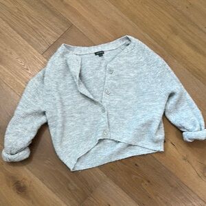 Wild fable grey sweater cardigan